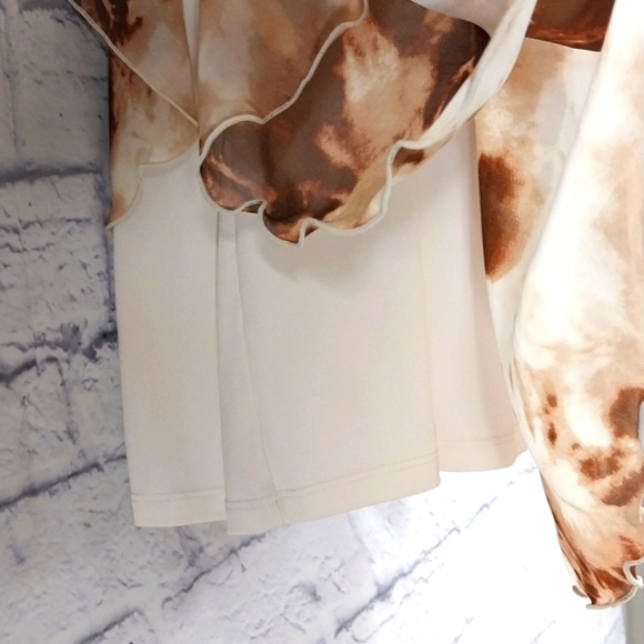 Est. 1946 Top Brown & Creme Sz 22/24W - Picture 3 of 6